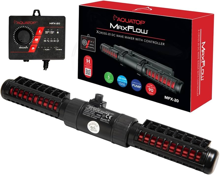 Amazon.com : Aquatop MaxFlow X-Cross DC Wave Maker - 2000